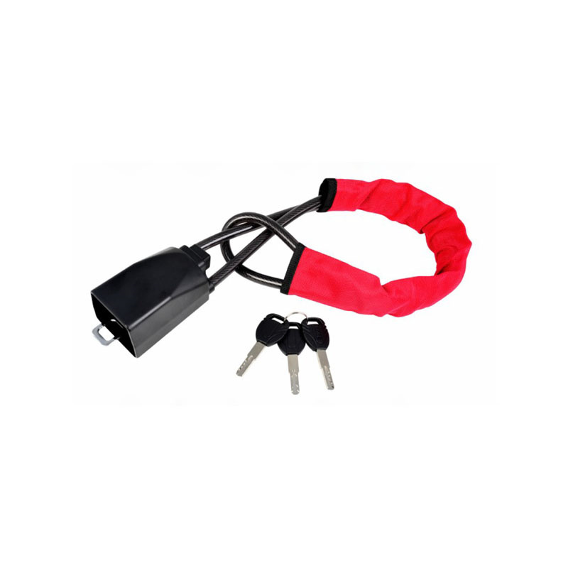 High Security Red Car Steering Wheel Lock - Anti-Theft Device For Cars, SUVs, Trucks And Vans To Enhance Vehicle Security