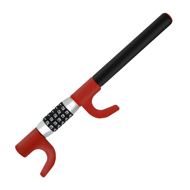 Steering Wheel Lock Anti-Theft Car Lock, Keyless Password 5 Coded Combination Anti-theft Lock