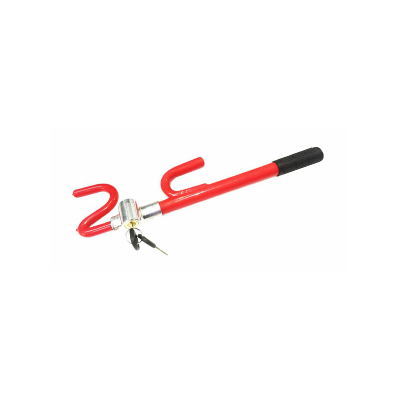 High Security Steering Wheel Lock - Made Of Solid Steel Tube, Durable Anti-Theft Design